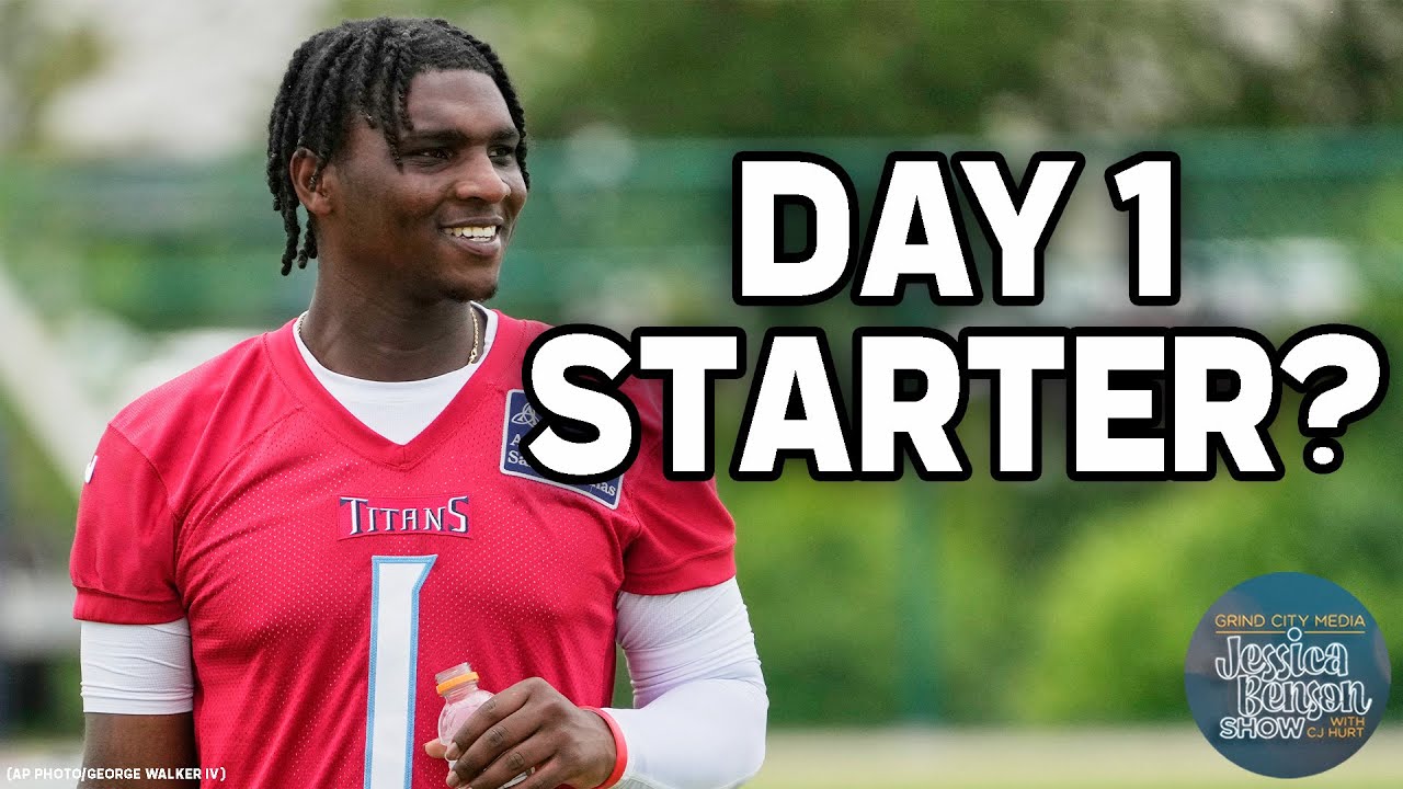 Should Cam Ward be the Day 1 starter for the Titans? | Jessica Benson Show