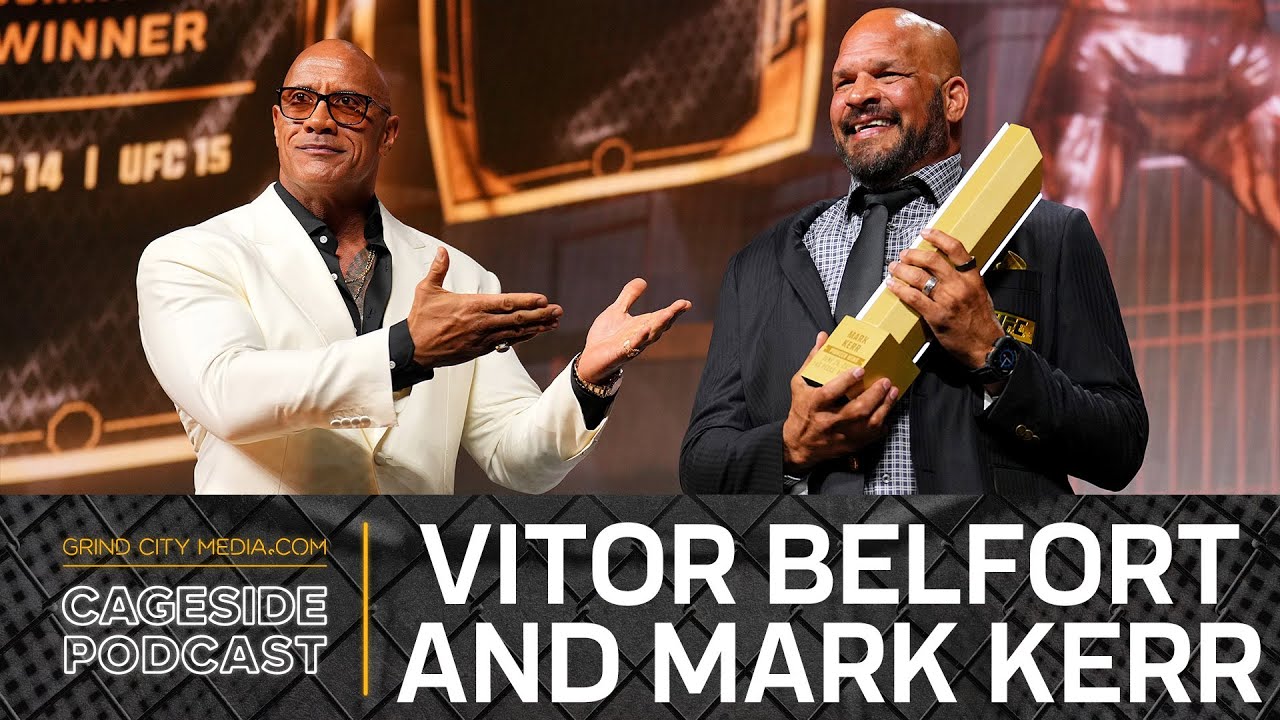 Vitor Belfort and Mark Kerr talk UFC Hall of Fame, Shaquille O’Neal and ‘The Rock’ | Cageside 1 on 1