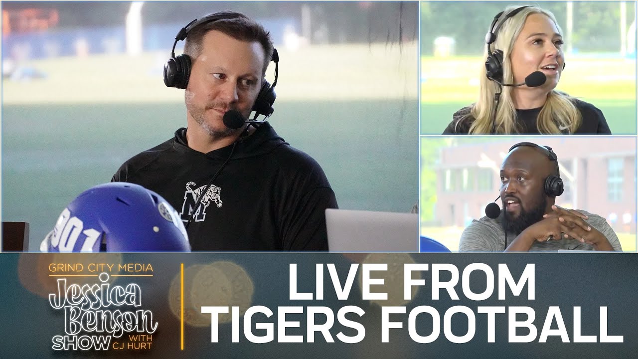 Live From Memphis Tigers Football Practice! | Jessica Benson Show
