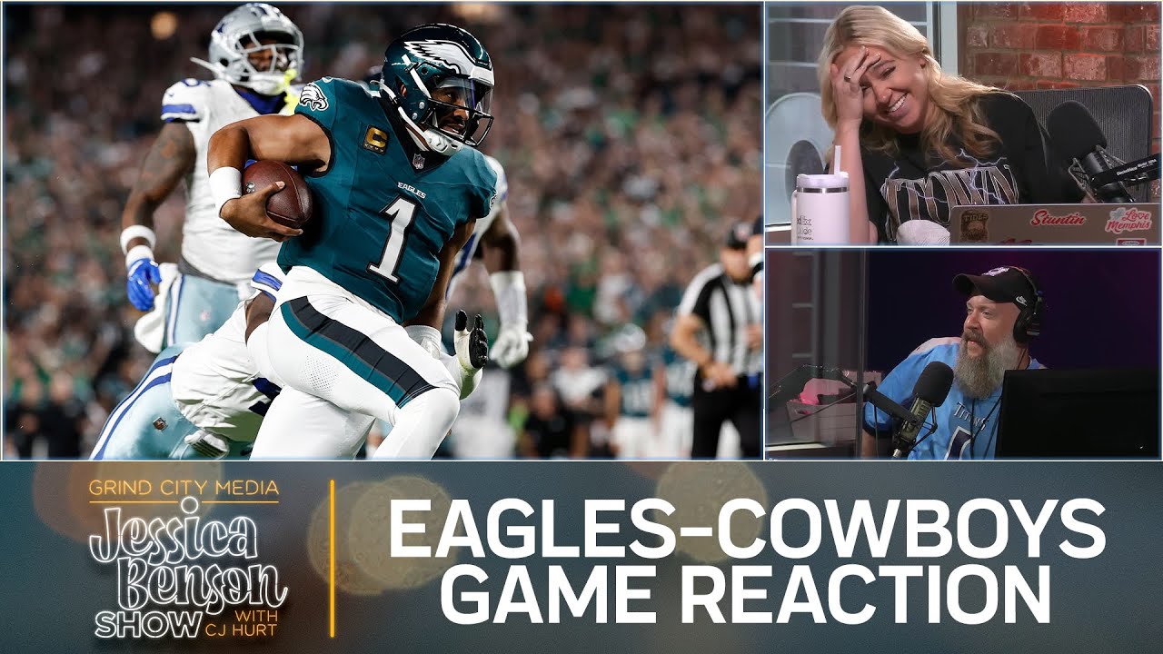 Eagles defeat Cowboys, Caitlin Clark Retires, Music Friday | Jessica Benson Show
