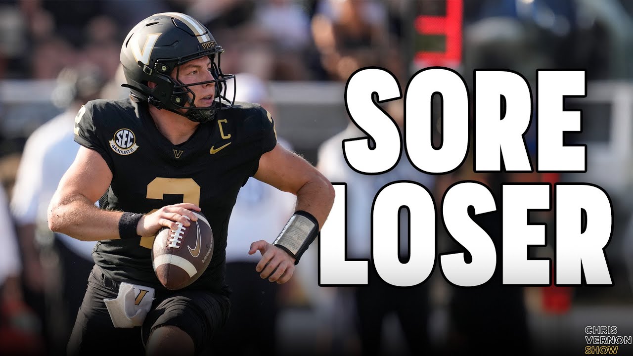 Diego Pavia Is A Sore Loser | Chris Vernon Show