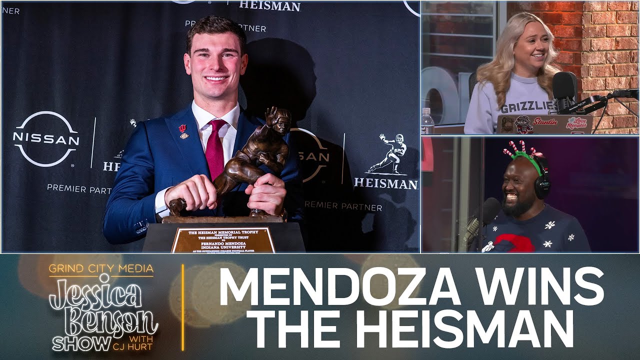 Grizz Struggles Without Edey, Mendoza Wins The Heisman, And Mahomes' Injury | Jessica Benson Show