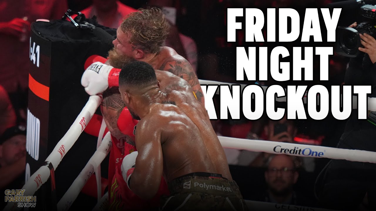 Jake Paul KNOCKED OUT by Anthony Joshua in the Sixth Round on Friday Night | Gary Parrish Show