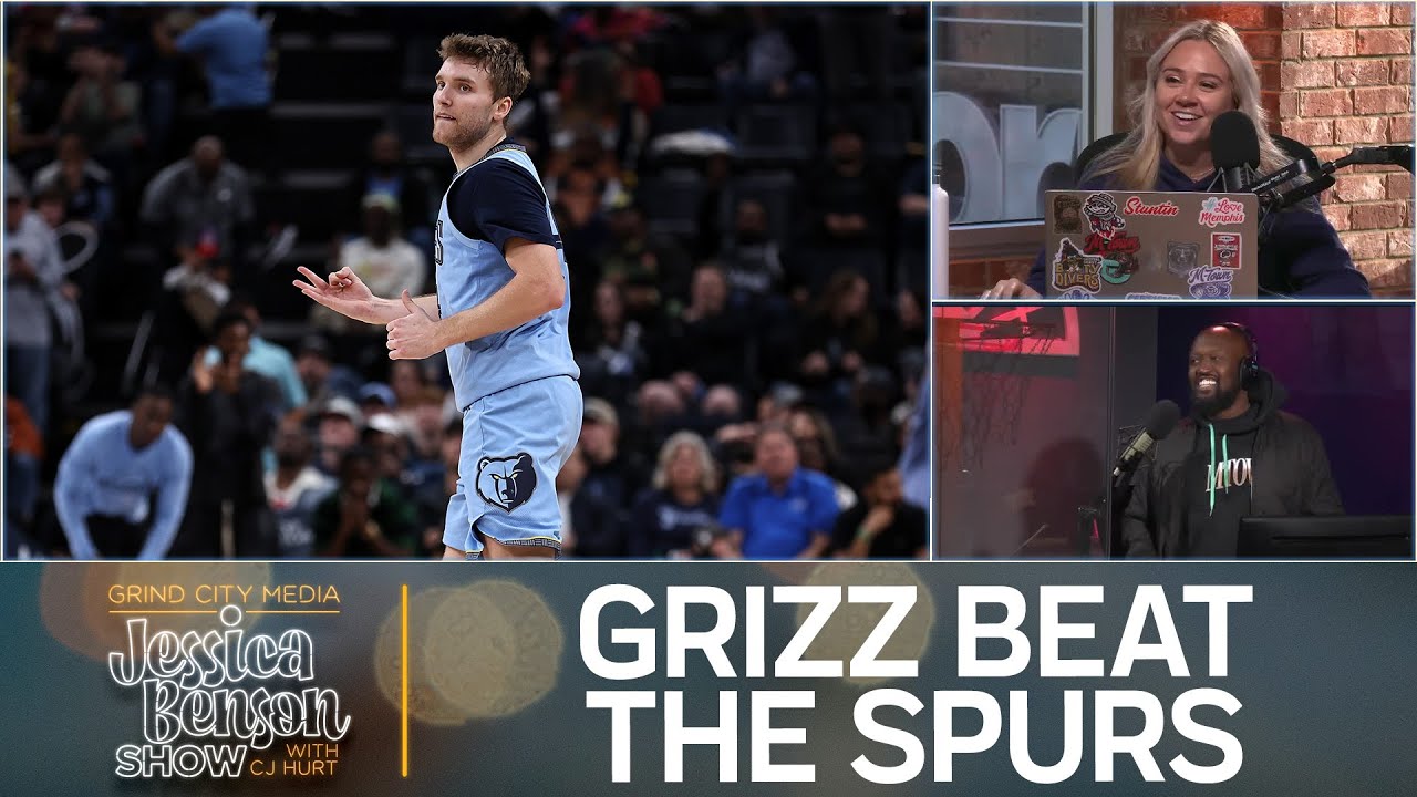 Grizz Top Spurs, Demond Williams, Jr. Enters The Portal, And Hilary Duff Drama | Jessica Benson Show