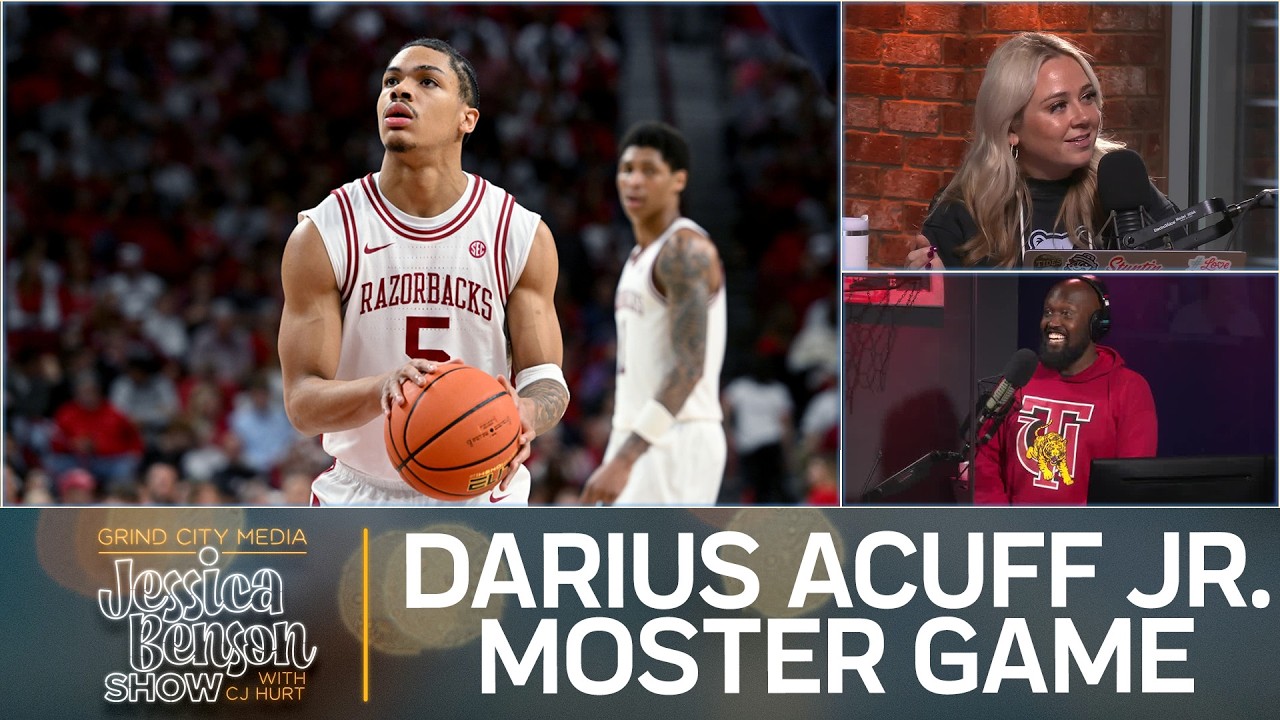 Darius Acuff's 50-Piece, Darryn Peterson Sits Again, And Bears Moving? | Jessica Benson Show