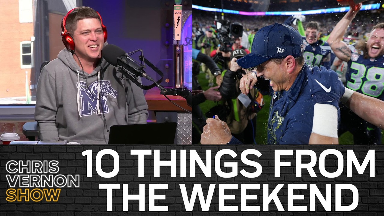 Seahawks Win Super Bowl, Kenneth Walker Named MVP, Bad Bunny, Grizz Weekend | Chris Vernon Show