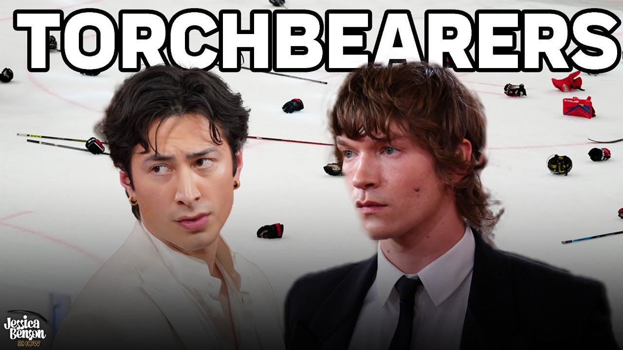 Hudson Williams and Connor Storrie Torchbearers For The Olympics | Jessica Benson Show