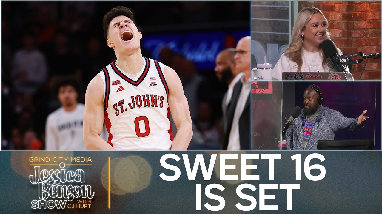 Men's Sweet 16 Is Set, Dylan Darling AKA Big Bells, And Iowa Upsets Florida | Jessica Benson Show