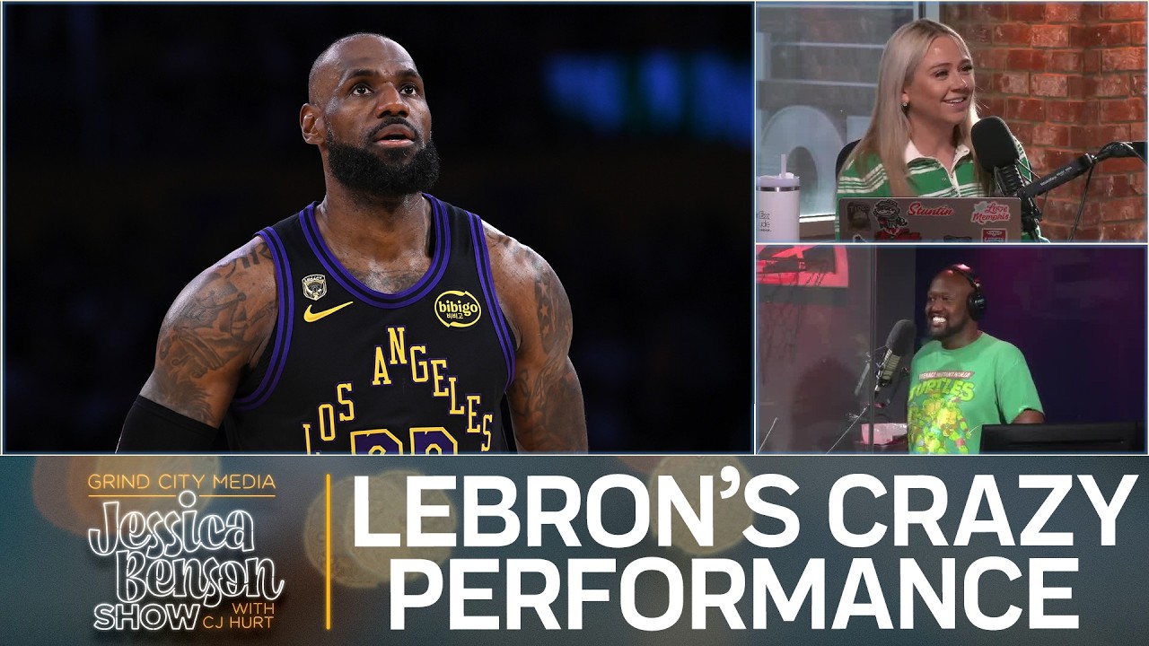 Lebron James Still Has It, Wemby's Concussion, And A Leaf Blower To The Face | Jessica Benson Show