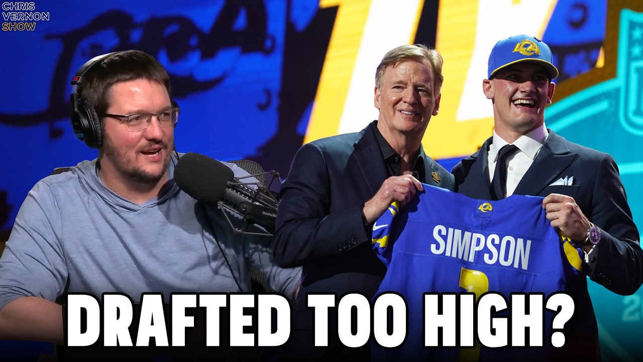 Breaking Down If Ty Simpson Got Drafted Too High | Chris Vernon Show