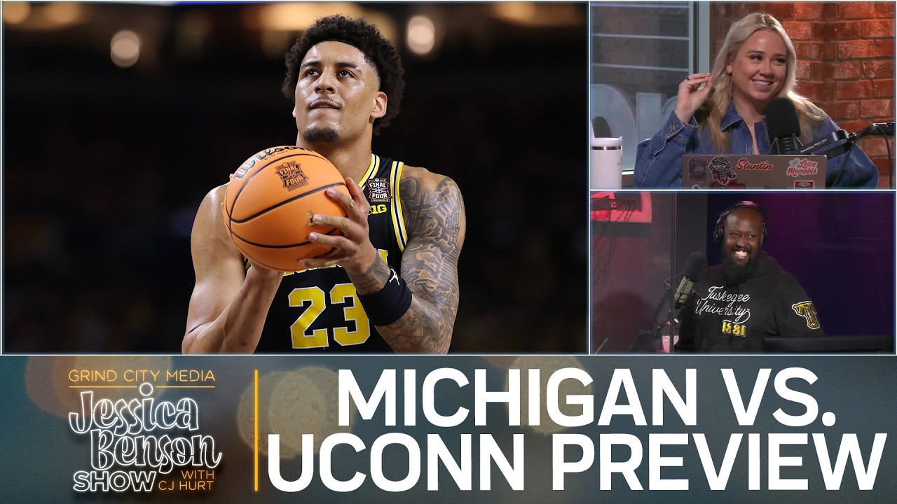 Michigan v. UCONN Preview And Geno Auriemma Is A Sore Loser | Jessica Benson Show