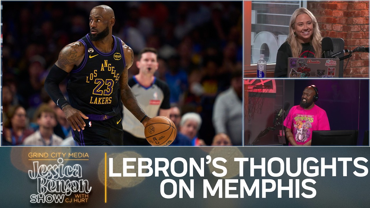 LeBron's Thoughts On Memphis, Luka's Injury, and La Chat Joins | Jessica Benson Show