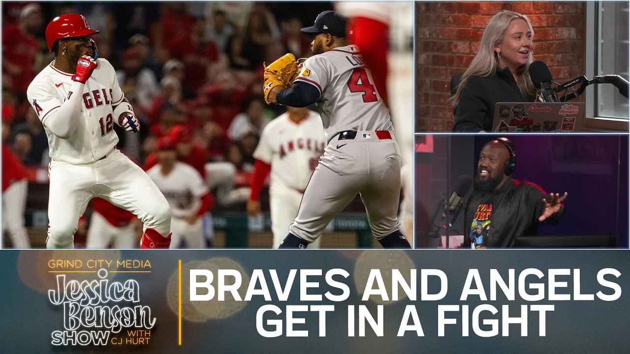 Braves v. Angels Fight, Draymond"s Thoughts On The Kings Tanking, and More | Jessica Benson Show