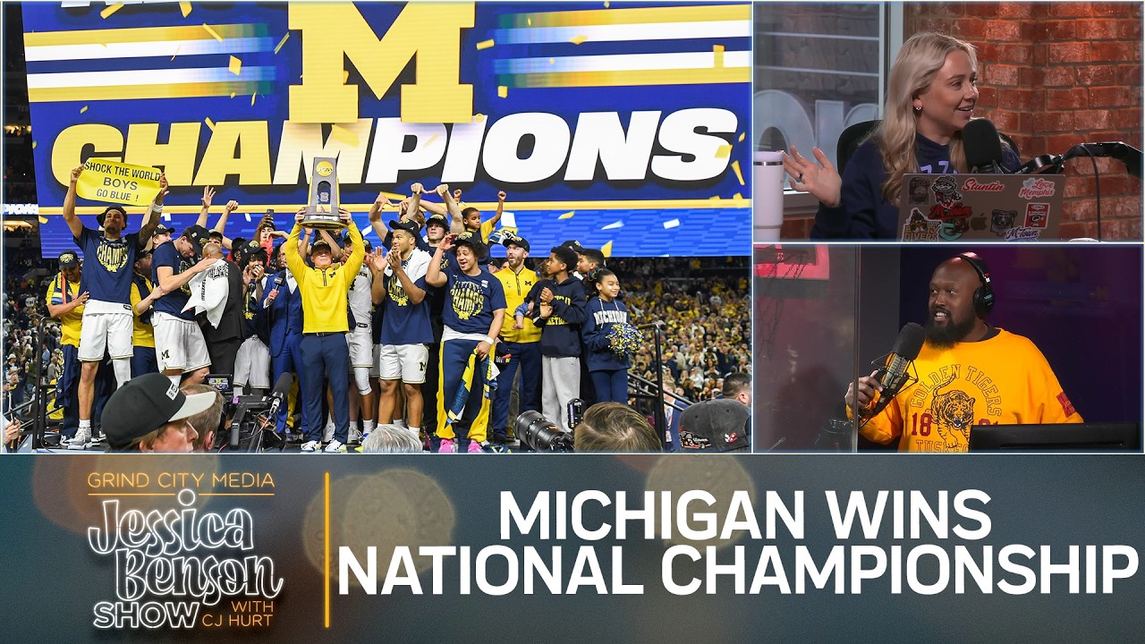 Michigan Is Crowned MBB Champions and Angel Reese Traded To The Dream | Jessica Benson Show