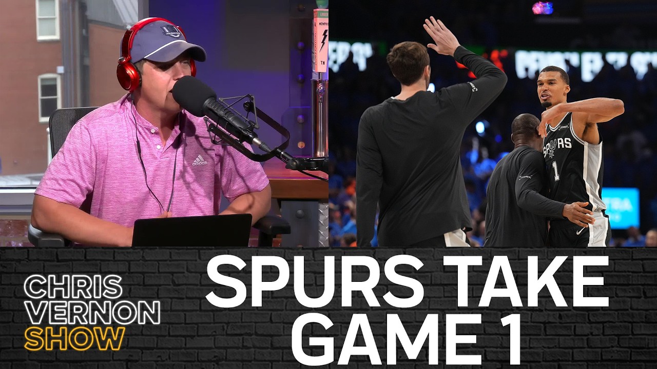 Spurs Take Game 1 vs OKC, ESPN's NBA Mock Draft, Nashville Gets Super Bowl | Chris Vernon Show