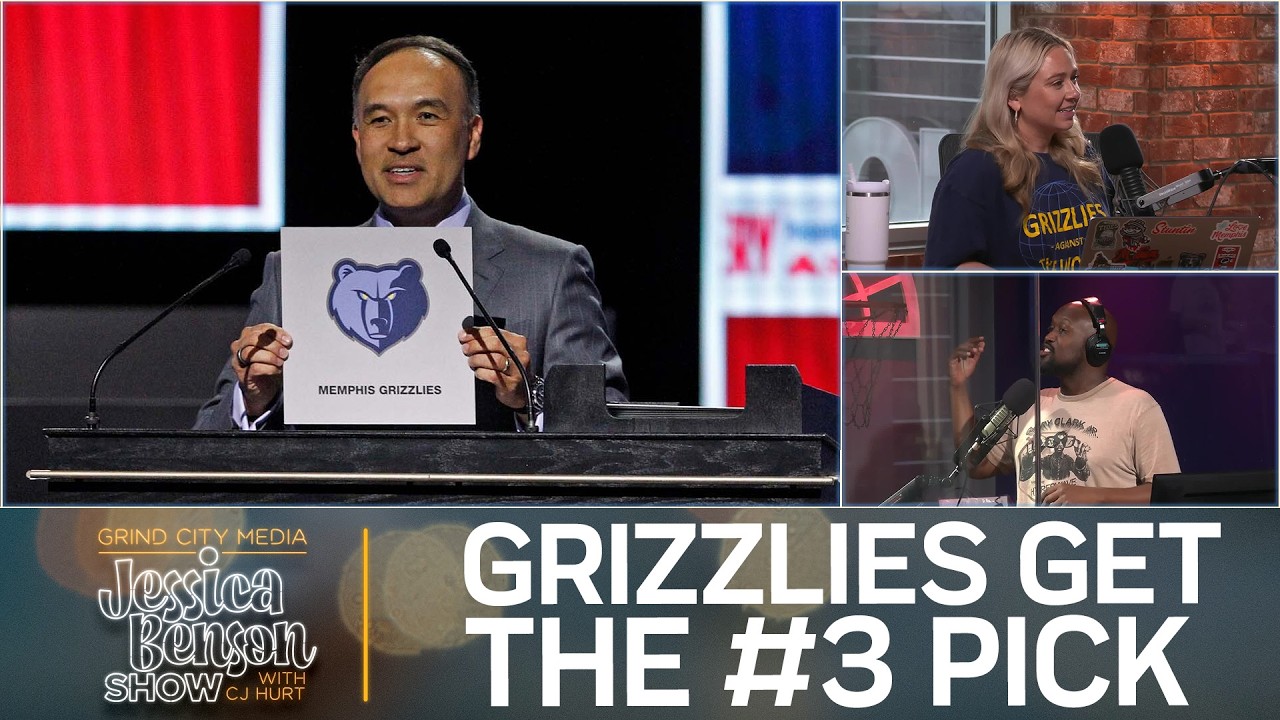 The Memphis Grizzlies Get the 3rd Overall Pick AND Who The Grizz Should Draft | Jessica Benson Show
