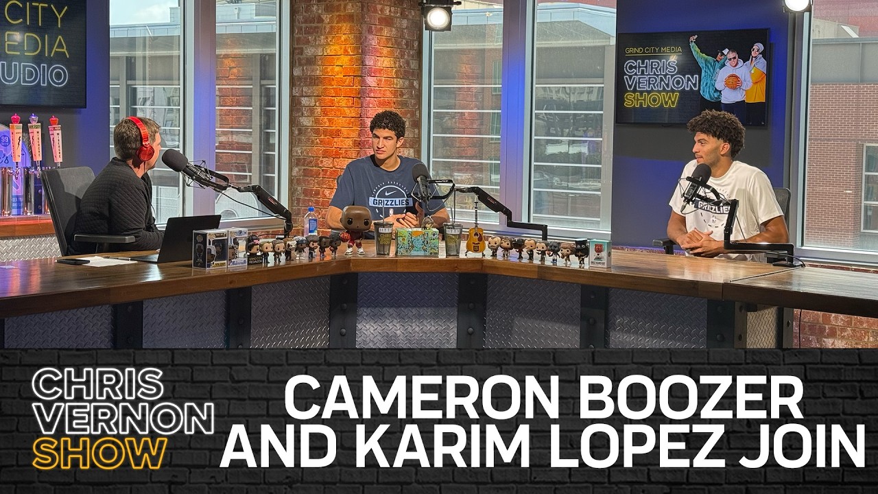 Grizzlies Draft Picks Cam Boozer and Karim Lopez In-Studio | Chris Vernon Show