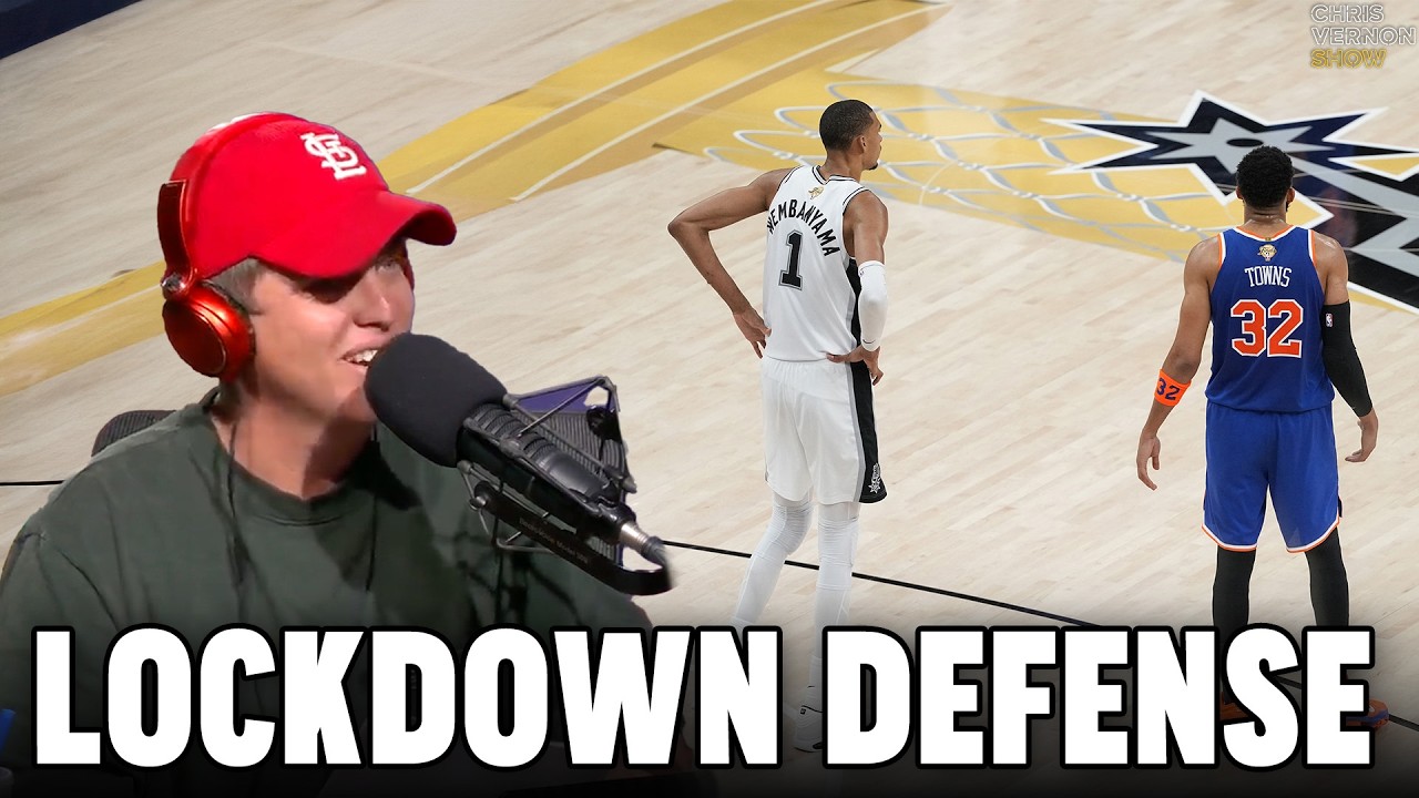 Breaking Down Karl-Anthony Towns Defensive Performance On Victor Wembanyama | Chris Vernon Show