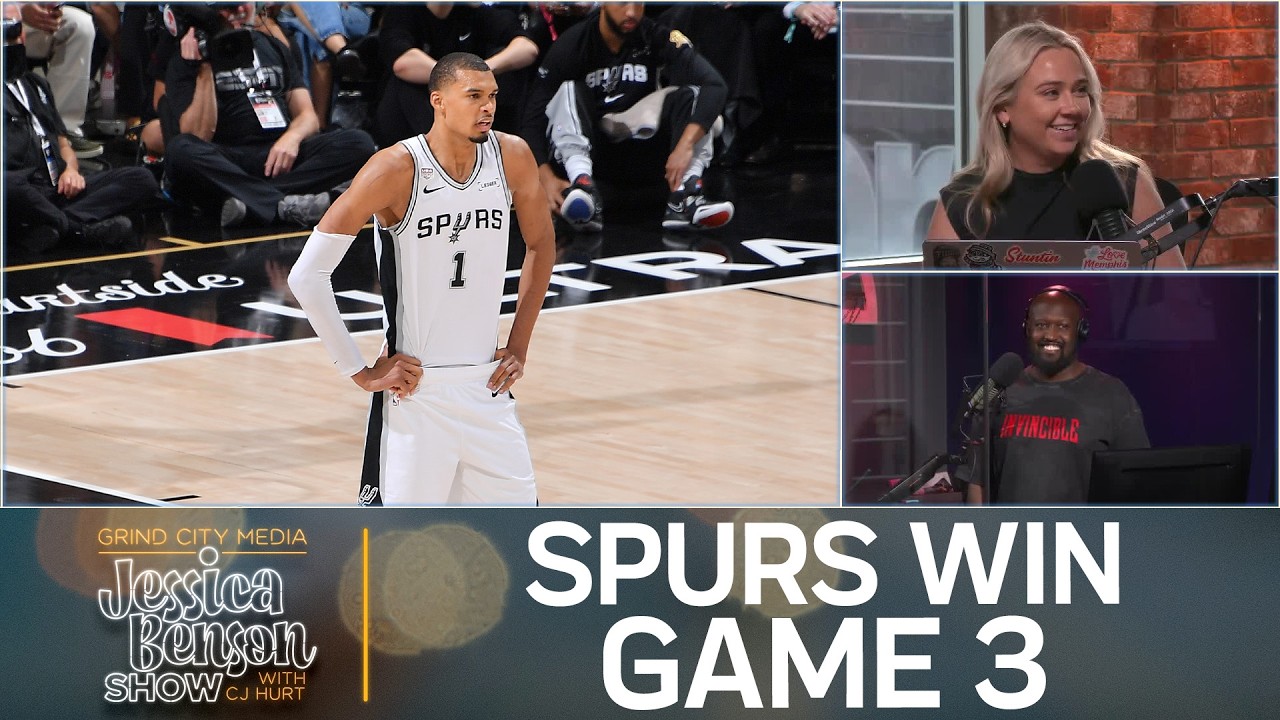 Spurs Win Game 3, Wemby Pushes Jalen Brunson, And 'Four Seasons' Is Awesome | Jessica Benson Show