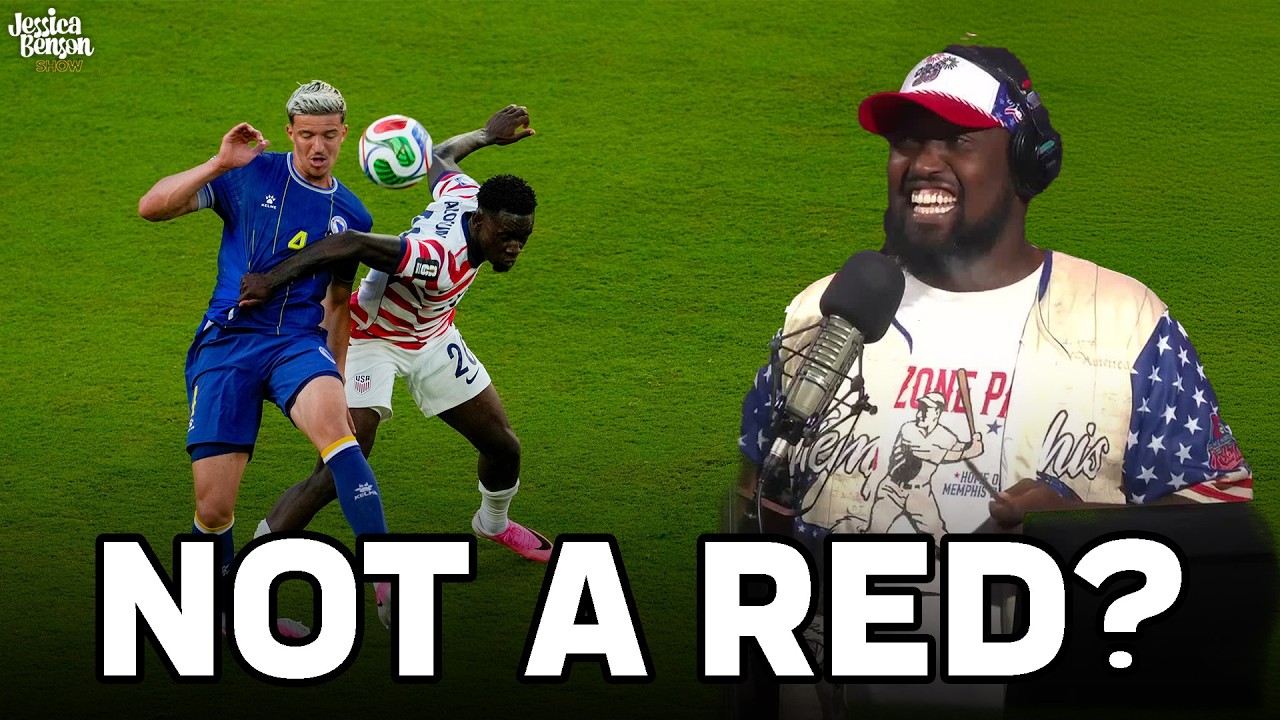 Was Folarin Balogun's Challenge A Red Card | Jessica Benson Show