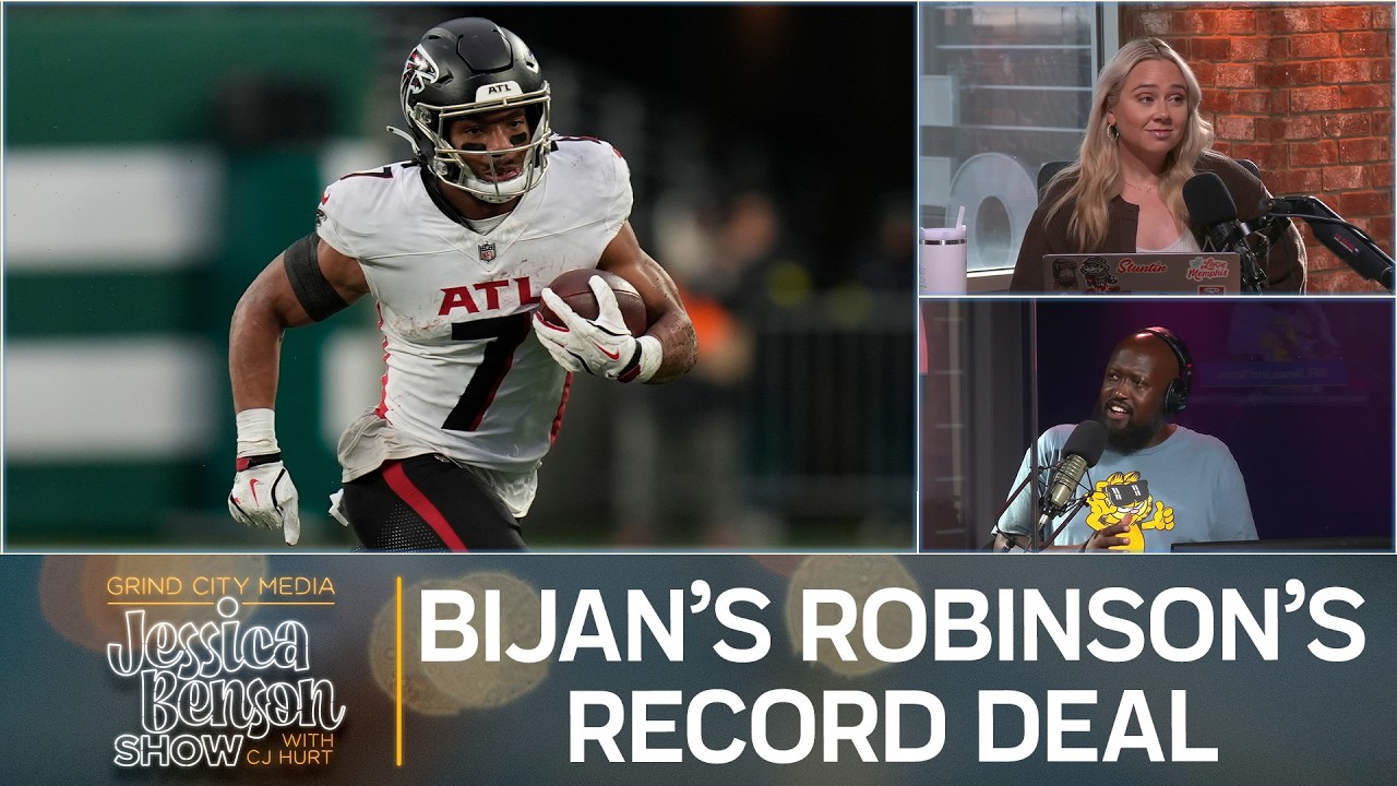 Bijan Robinson's Record Setting Deal and Kevin Durant's Thoughts On The 76ers | Jessica Benson Show