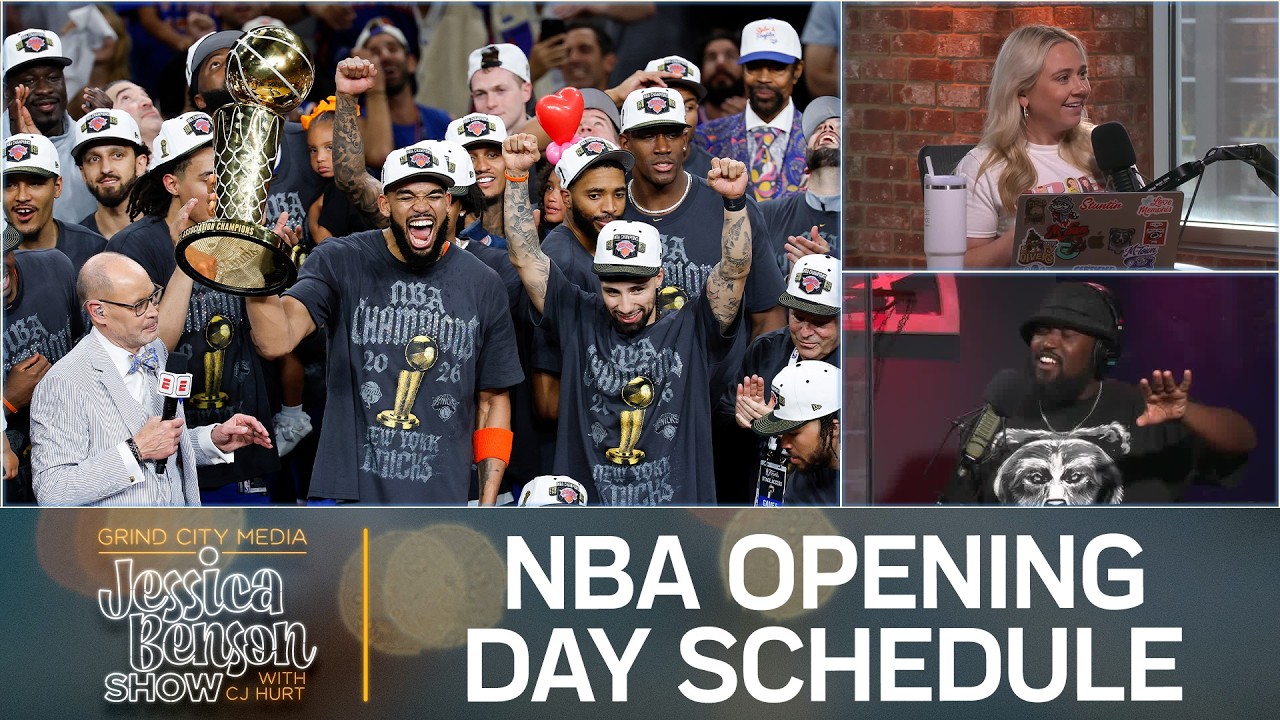 NBA Opening Day Schedule and LeBron James V. Lakers on Christmas Day | Jessica Benson Show