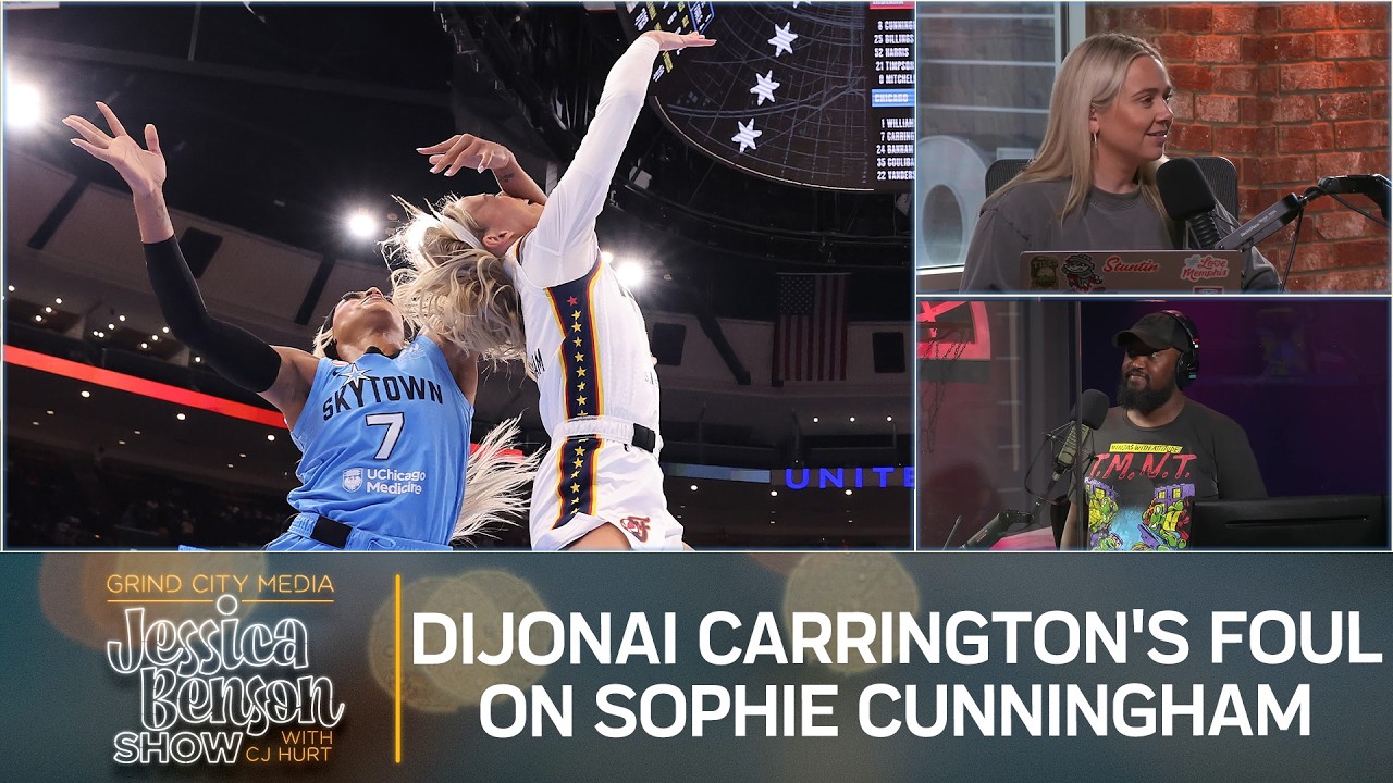 DiJonai Carrington's Foul on Sophie Cunningham, Caitlin Clark's Rescinded Tech | Jessica Benson Show