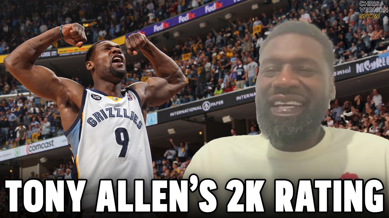 Tony Allen Reacts To His 2k Rating | Chris Vernon Show