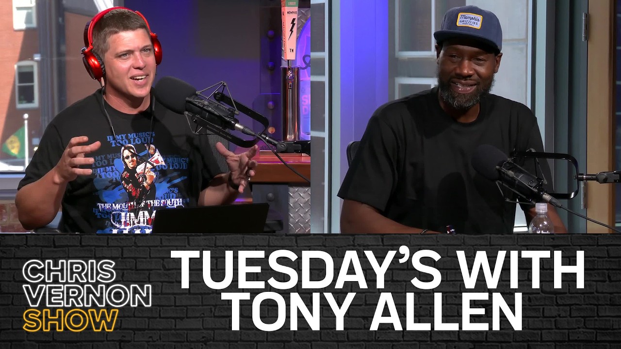 Tony Allen In-Studio and WWE Hall of Famer Jimmy Hart In-Studio | Chris Vernon Show