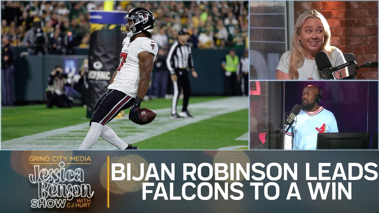 Bijan Robinson Leads Falcons To TNF Win, Should UF Be Favored Over Ole Miss? | Jessica Benson Show