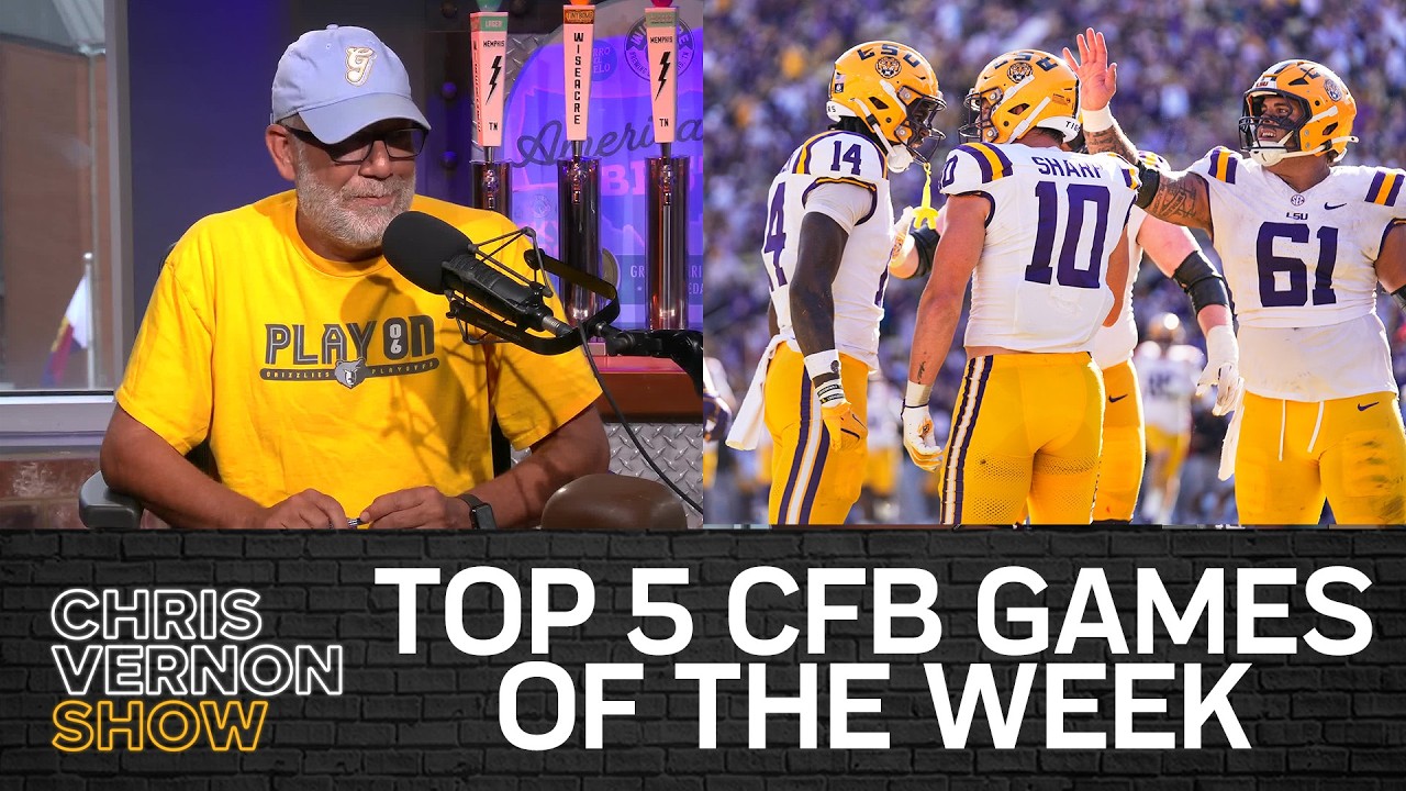 Top 5 CFB Games of the Week, NBA Better or Worst, Coach Huff Presser, MLB Awards | Chris Vernon Show