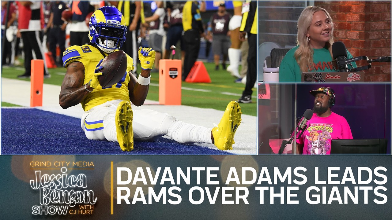 Davante Adams Leads rams To Win Over The Giants and Grizz Media Day Preview | Jessica Benson Show